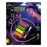 Przybory szkolne - Farbki do twarzy UV z opaską KIDEA - DERFORM - miniaturka - grafika 1