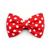 Ubranka dla psów - Kokarda muszka mucha ozdoba dla psa Hearts - miniaturka - grafika 1