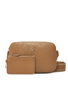 Tommy Hilfiger Torebka Th Distinct Camera Bag Mono AW0AW17221 Brązowy - Torebki damskie - miniaturka - grafika 1