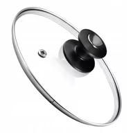 Pokrywki - Pokrywa żaroodporna z czarnym uchwytem Barletta 22 cm - miniaturka - grafika 1