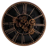Zegary - Zegar ścienny Ales śr. 50.8 cm czarno-brązowy - miniaturka - grafika 1