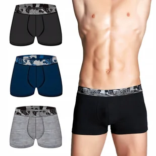 BOKSERKI MĘSKIE 3-PAK PIERRE CARDIN CAMOUFLAGE XXL - Majtki męskie - miniaturka - grafika 1