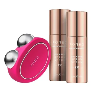 Foreo - Bear Bundle - Urządzenie + 2x Supercharged Serum 2.0 - Bear Fuchsia & 2x Supercharged Serum 2.0 - Dla Kobiet - Zestawy kosmetyków damskich - miniaturka - grafika 1