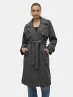 Płaszcze damskie - Vero Moda Płaszcz przejściowy Pop Miley 10319995 Szary Regular Fit - miniaturka - grafika 1
