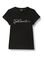 Koszulki i topy damskie - Just Cavalli T-shirt damski, czarny, rozmiar XL (DE) - miniaturka - grafika 1