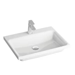 Ravak XJX01260001 Umywalki ceramiczne Umywalka ceramiczna COMFORT 600 bia$116a - Umywalki - miniaturka - grafika 1