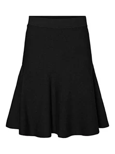 Spódnice - VERO MODA Women's VMNANCY NW Short Skirt GA NOOS spódnica, czarna, S - grafika 1