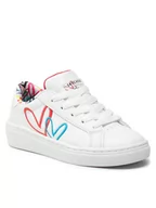 Buty dla dziewczynek - Skechers Sneakersy Whole Heart 314973L/WMLT Biały - miniaturka - grafika 1