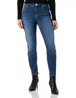 Spodnie damskie - Pinko Sabrina Skinny Denim Blue Stre Jeansy Damskie, Pjc_pranie Średnie ciemne, 29 - miniaturka - grafika 1