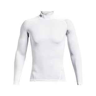 Under Armour Męska koszulka Heat Gear Armour Comp Mock z długim rękawem - Koszulki męskie - miniaturka - grafika 1