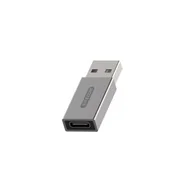 Adaptery i przejściówki - Sitecom Adapter USB-A USB-C CN-397 Szary - miniaturka - grafika 1
