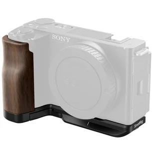 Smallrig L-Shape Mount Plate z Wooden Handle do Sony ZV-E10 II - Akcesoria do statywów - miniaturka - grafika 1
