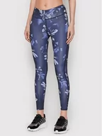 Spodnie damskie - Columbia Legginsy Lodge Print 1960251 Granatowy Slim Fit - miniaturka - grafika 1