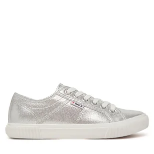 Tenisówki ONLY Shoes Nicola 15318574 Srebrny - Trampki damskie - miniaturka - grafika 1
