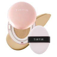 Podkłady do twarzy - TirTir Mask Fit All-Cover Cushion Mini, Kryjący podkład pielęgnujący w poduszce, 24W Soft Beige - miniaturka - grafika 1