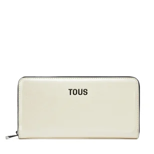 Duży Portfel Damski TOUS New Dorp 2002103601 Beżowy - Portfele - miniaturka - grafika 1