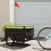 Przyczepki rowerowe - Przyczepka rowerowa, czarno-zielony, 45 kg, żelazo  Lumarko! - miniaturka - grafika 1