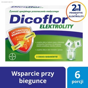 BAYER DICOFLOR ELEKTROLITY 6 porcji - Układ pokarmowy - miniaturka - grafika 1