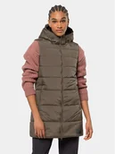 Kamizelki damskie - Jack Wolfskin Bezrękawnik Eisbach Vest 1206991 Brązowy Regular Fit - miniaturka - grafika 1