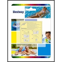 Bestway Wodoodporne łatki naprawcze do artykułów dmuchanych 62091 - Akcesoria turystyczne - miniaturka - grafika 2