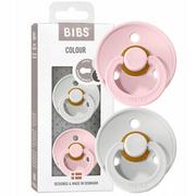 Gryzaki dla dzieci - BIBS Smoczki uspokajające 2-Pack kauczuk Hevea Haze/Blossom S Bibs SM 2-PA S HA/BL BIBS - miniaturka - grafika 1