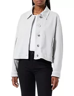 Kurtki damskie - BOSS Kurtka damska C_Jafilda-D, srebrna, 38 - miniaturka - grafika 1