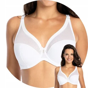 ﻿Gaia 1058 Sonia Biustonosz SEMI SOFT biały 85D - Biustonosze - miniaturka - grafika 1