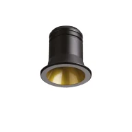 Oprawy, klosze i abażury - Ideal Lux Lampa wpuszczana VIRUS FI czarna/złota 244853 244853/IL - miniaturka - grafika 1