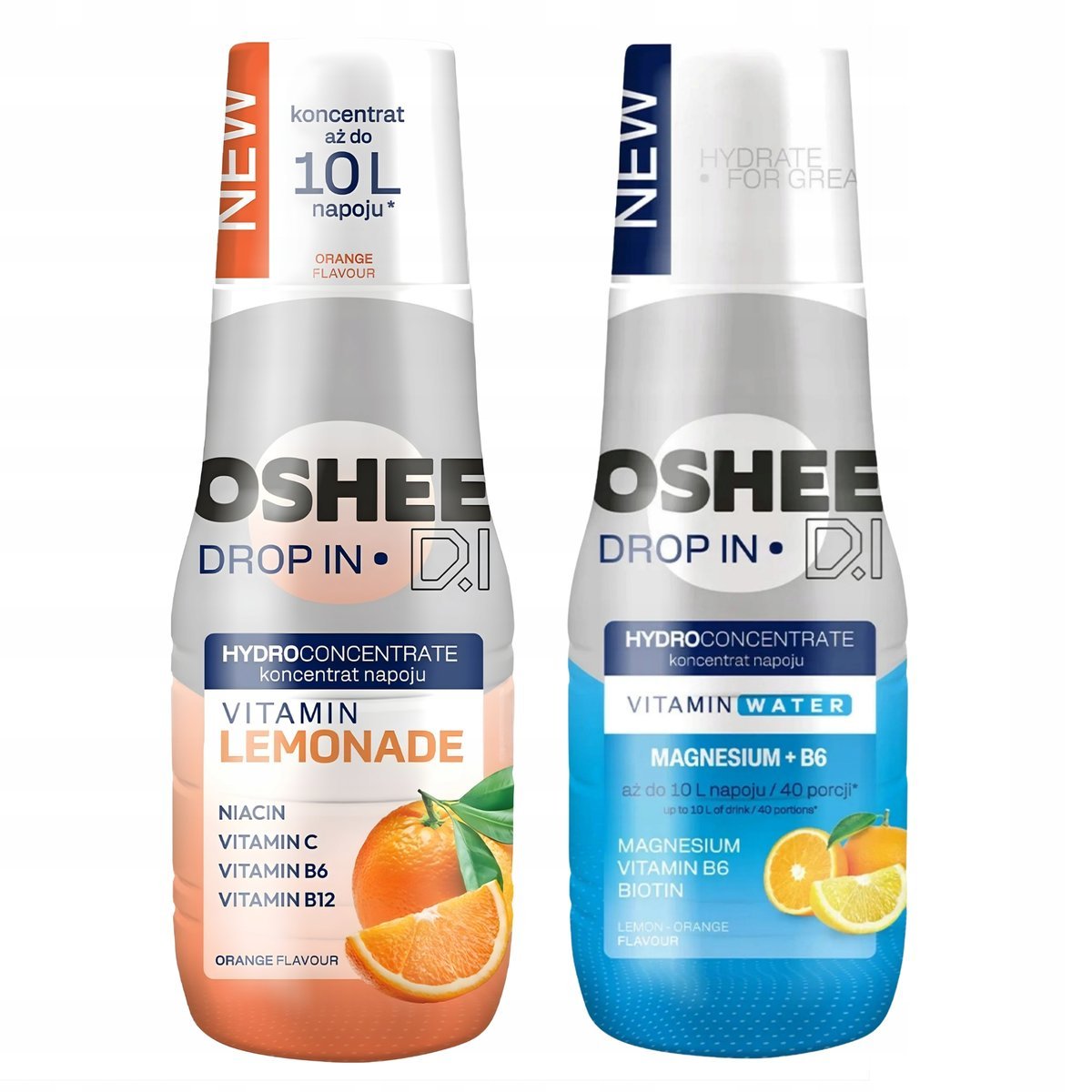 Koncentraty OSHEE Drop In Lemonade Pomarańcza + Pomarańcza Cytryna 500 ml