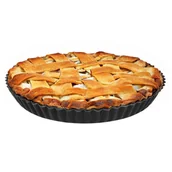 Formy do ciast - Forma do tarty wyjmowane dno blaszka okrągła powłoka nieprzywierająca non-stick Karen 27x3 cm - miniaturka - grafika 1