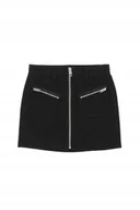 Spódnice - Diesel Czarna Spódniczka Zamek Kieszenie Prosta 152 Kya - miniaturka - grafika 1