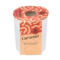 Świece - Świeczka sojowa Powąchaj mnie Caramel biała - miniaturka - grafika 1