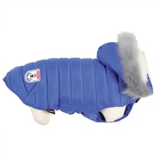 Zolux Nieprzemakalna kurtka puchowa z kapturem Urban S25 kol Niebieski - Ubranka dla psów - miniaturka - grafika 1
