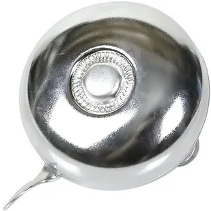 DZWONEK ROWEROWY METALOWY KLASYCZNY XQMAX - SREBRNY - Dzwonki do roweru - miniaturka - grafika 1