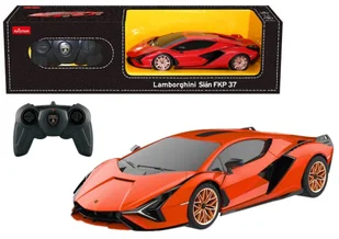Auto RC 1:24 Rastar Lamborghini Sian Pomarańczowe Rastar - Zabawki zdalnie sterowane - miniaturka - grafika 1