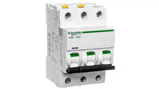 Schneider Electric Wyłącznik nadprądowy trójbiegunowy B 63A iC60N A9F03363 - Bezpieczniki elektryczne - miniaturka - grafika 1