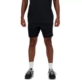 Spodnie sportowe męskie - Spodenki męskie New Balance MS41552BK – czarne - grafika 1