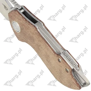 Nóż składany Bestech Riverstone Natural Canvas Micarta, Satin 154CM by Frank Grissom (BL03E) - Noże - miniaturka - grafika 4
