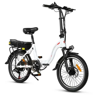 Samebike JG20 Biały - Rowery elektryczne - miniaturka - grafika 3