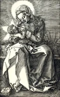 Plakaty - Galeria Plakatu, Plakat, The Virgin Nursing the Christ Child, Albrecht Durer, 61x91,5 cm - miniaturka - grafika 1