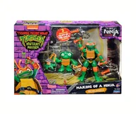 Figurki dla dzieci - WOJOWNICZE ŻÓŁWIE NINJA Zestaw Figurka MICHELANGELO Evolution 3pak - miniaturka - grafika 1