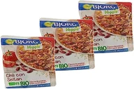 Szybkie dania obiadowe - BJORG - Chile con Seitan Gotowane Naczynie - Organiczne przygotowane - Zestaw 3 Doypacks de Veggie Chili Kuchenka mikrofalowa 220 g - miniaturka - grafika 1
