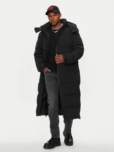 HUGO Płaszcz zimowy Mikky2441 50521626 Czarny Regular Fit - Płaszcze męskie - miniaturka - grafika 1