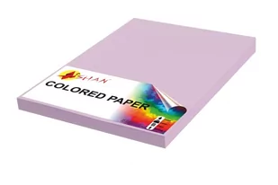 Papier kolorowy A4 120g fioletowy pastelowy 2  100 arkuszy - Szkolne artykuły papiernicze - miniaturka - grafika 1