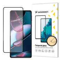 Szkła hartowane na telefon - Wozinsky super wytrzymałe szkło hartowane Full Glue na cały ekran z ramką Case Friendly Motorola Edge 30 czarny - miniaturka - grafika 1