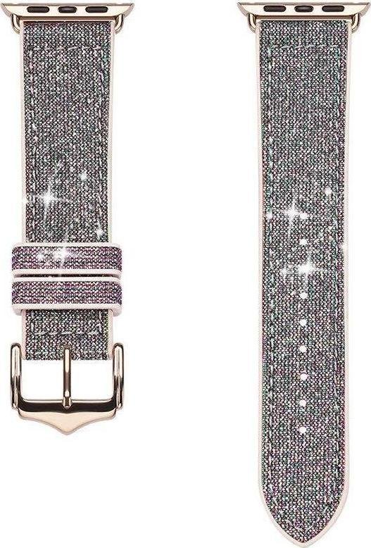 Dux Ducis Dux Ducis Strap pasek do Watch 7 / 6 / 5 / 4 / 3 / 2 / SE 41 / 40 / 38mm opaska bransoleta bransoletka zielony Sparkle Version