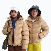 Kurtki i kamizelki sportowe damskie - Kurtka ocieplana dziecięca Nike Sportswear All Day Play hemp/white - miniaturka - grafika 1