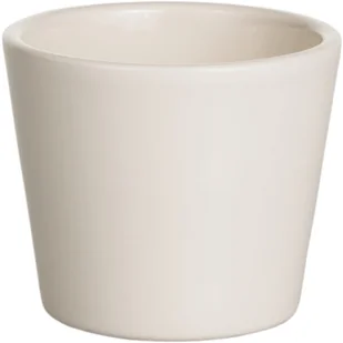 Cermax Osłonka doniczki ceramiczna 12cm kremowa - Donice - miniaturka - grafika 1