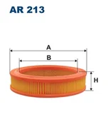 Filtry powietrza - Filtron AR 213 FILTR POWIETRZA - miniaturka - grafika 1