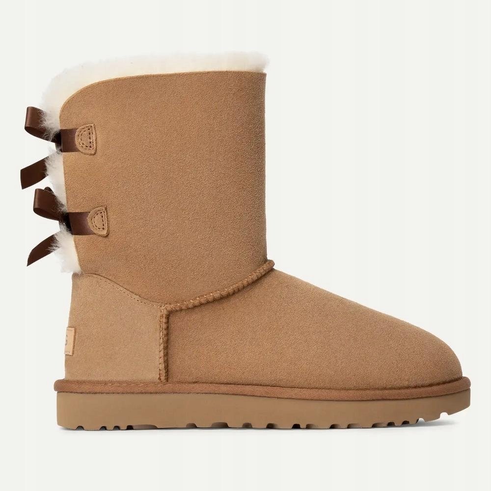 UGG W BAILEY BOW II ŚNIEGOWCE DAMSKIE SKÓRZANE 37 12EA
